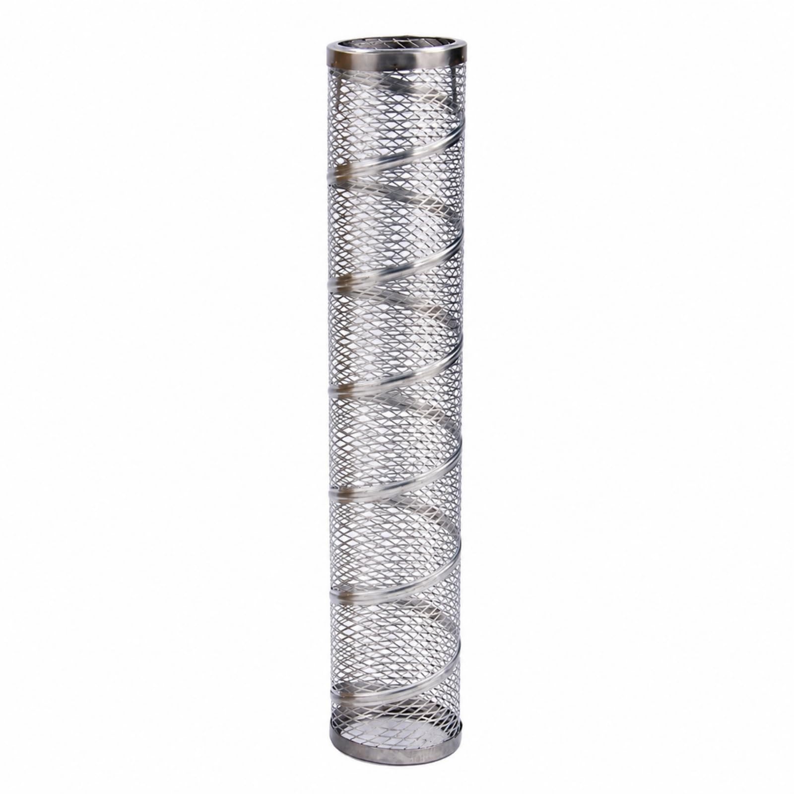 Tubo Chimenea Acero Inoxidable con Malla Antiquemaduras Compacto Tubo Gases con Elemento Metálico Espiral Práctico para Talleres