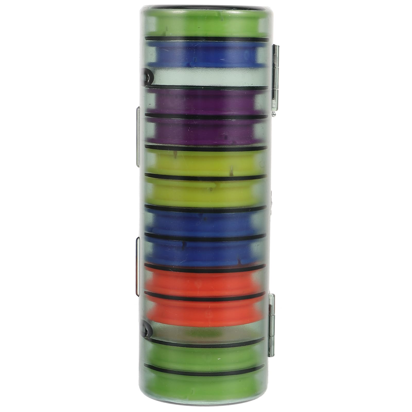 JUMPLAWN Fishing Line Spool Box Portable Fishing Reel Case Durable Fishing Line Storage Holder for Organizing Reels Lightweight and Wear Design for Fishing Enthusiasts