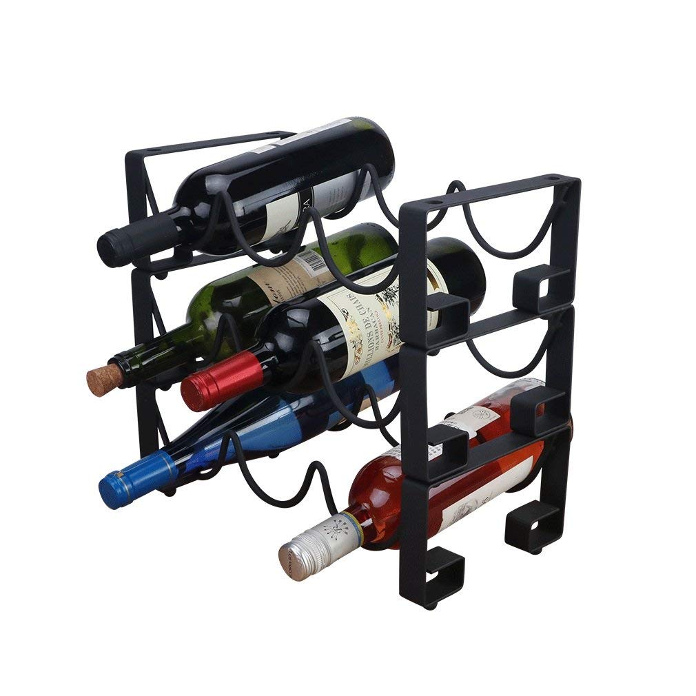Amazon.co.jp: ワインラック フリースタンディング スタッカブル 9
