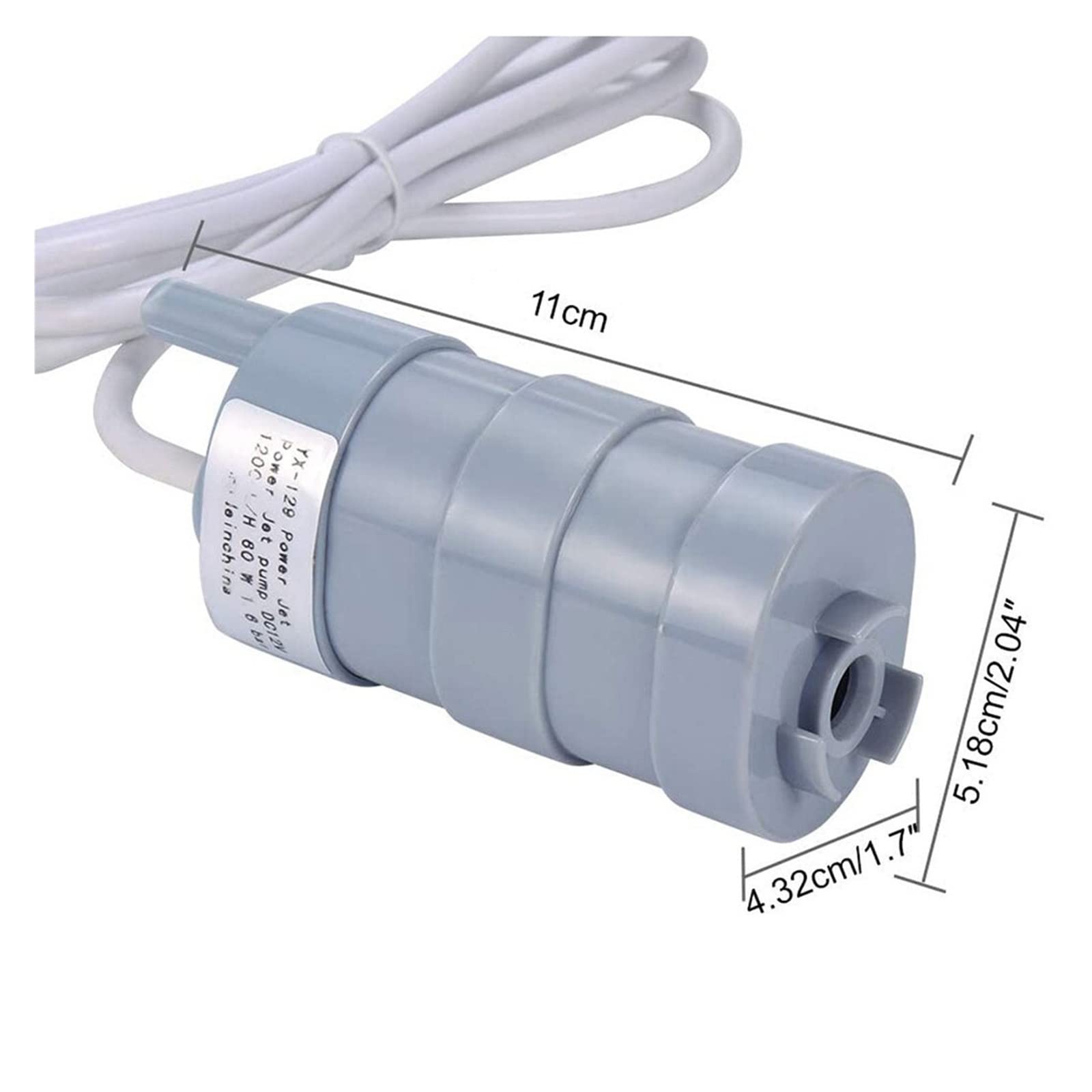 Mini Pompa Piccola di Alimentazione di Alta qualit Pompa ad Acqua sommergibile DC 12V Pompa for Balene ad Alto Flusso 1500L/H 5M Pompa for Acquario da Giardino