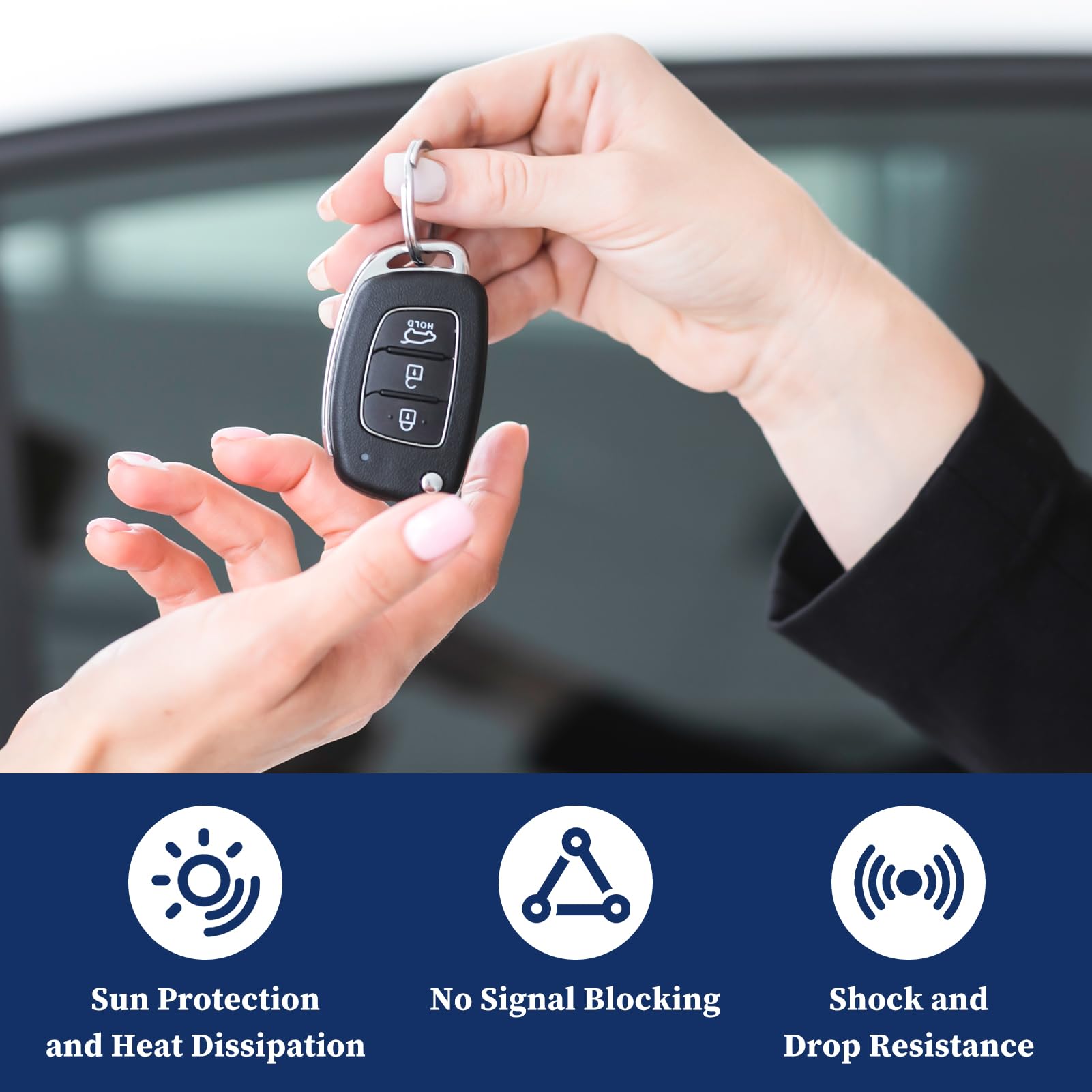 Hyundai Autoschlüssel Hülle - Ersatzgehäuse Für I20, I30, Ix35, Tucson, Santa Fe