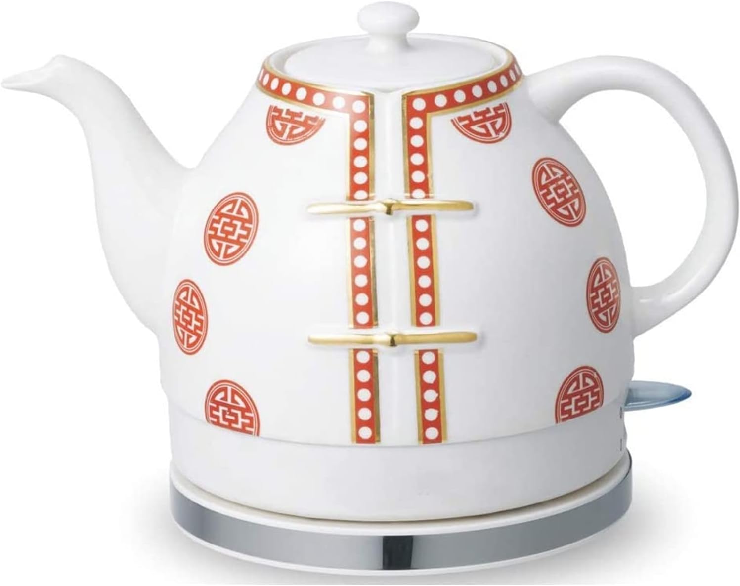 Ceramic Quick Brew Coffee Electric Kettle, Whistle Kettle