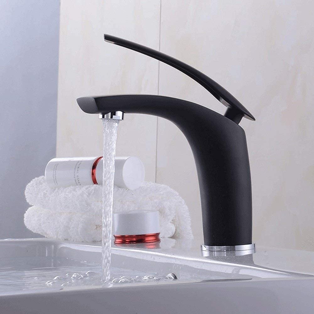 OIFAODAO Water tap, The Basin Faucet Cold Heat Mixed Water Bathroom Heightening Above Counter Tap Mixer