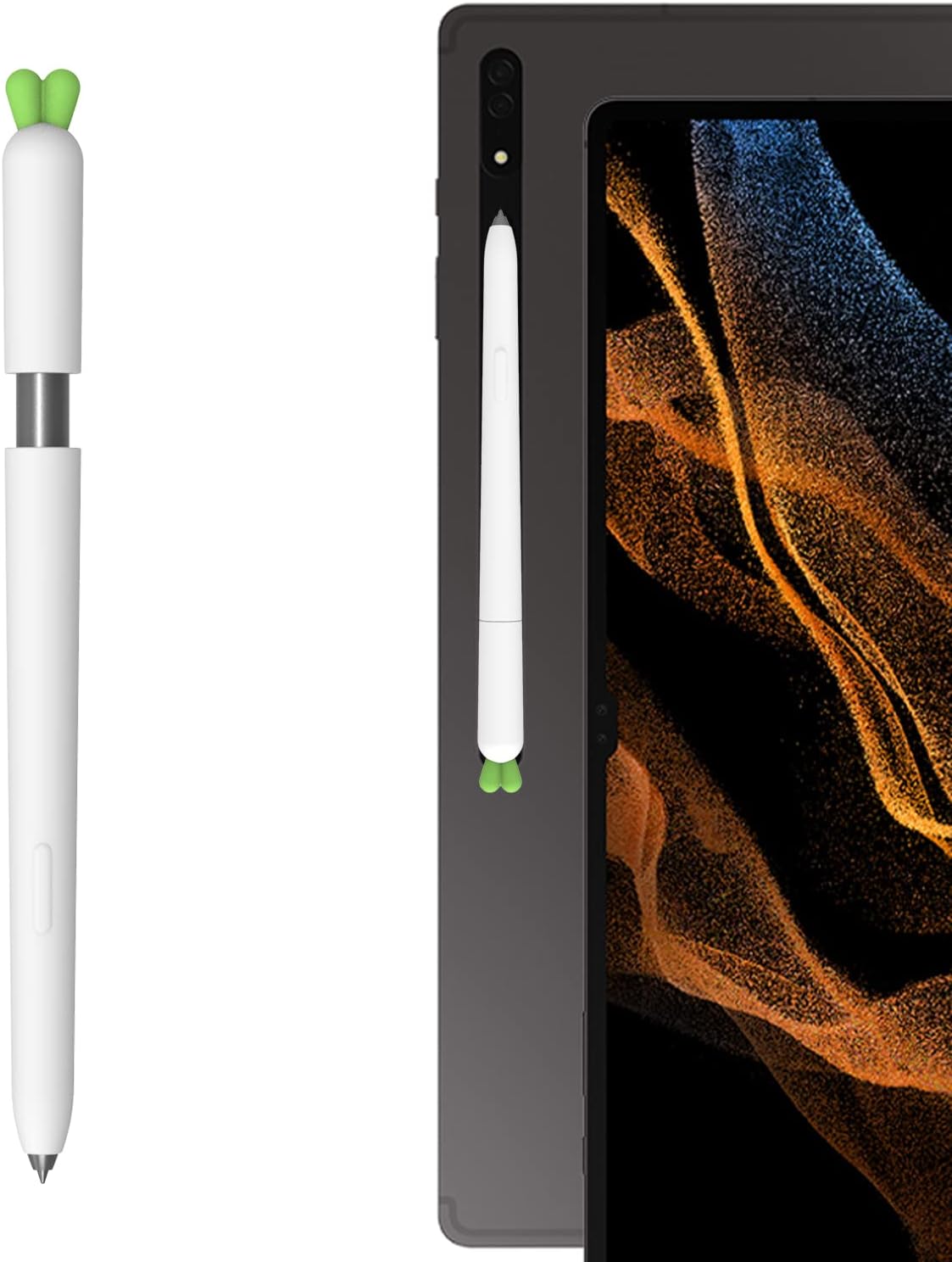 LOVE MEI Silicone Sleeve Case for Galaxy Tab S6 Lite S Pen Holder Protective Skin Cover case Non-Slip Smooth Grip Accessories Compatible with Galaxy Tab S6 Lite (Black) : Electronics