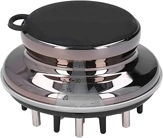 Pente massageador de couro cabeludo, pente aplicador de couro cabeludo, escova massageadora para tratamento de couro cabeludo, escovas de cabelo (cinza)