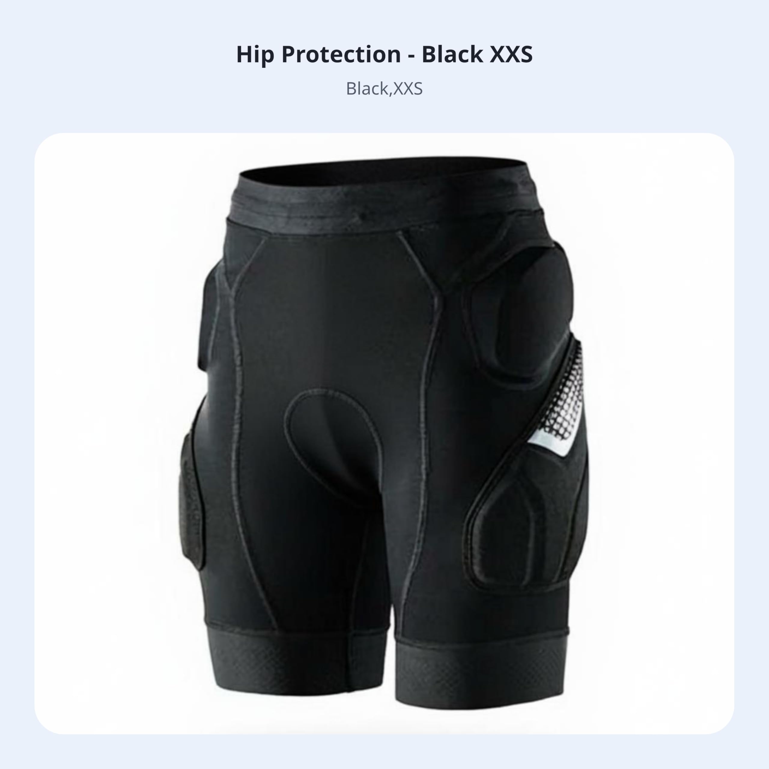 Set Protezioni Skateboard Unisex - Imbottiture per Sci e Pattinaggio, ABS, EVA, Gomma, Neoprene- Nero XXS
