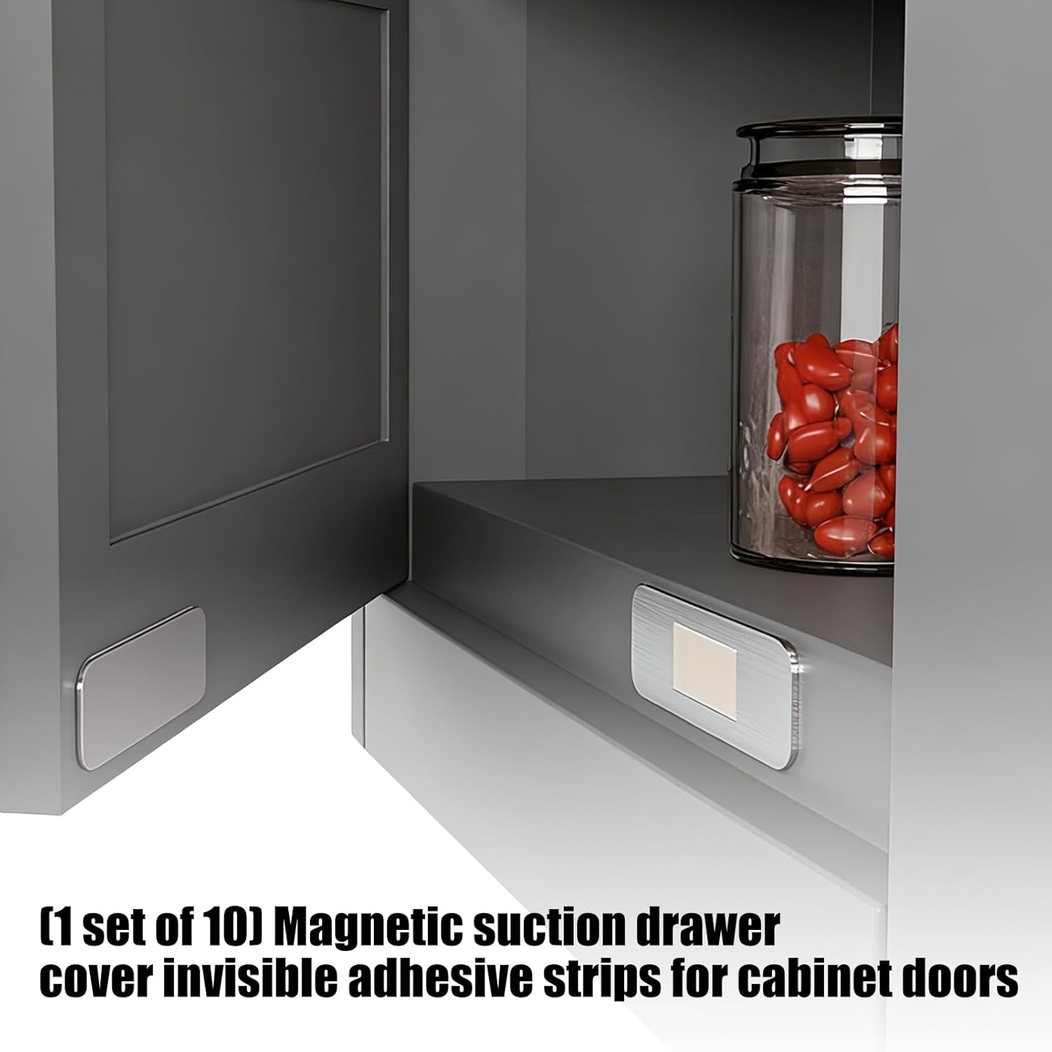 10Pcs Heavy Duty Door Catches Rusts Metal Designs Door Holder Fit Various Cabinet Types Smooth Finishes Kitchen Drawer