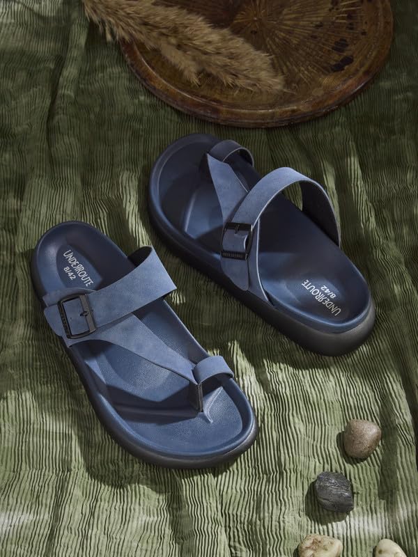 Image of UNDERROUTE mens Underroute Urgh 05 Stylish Durable Soft Footbed Synthetic Casual Sandals for Men Sandal