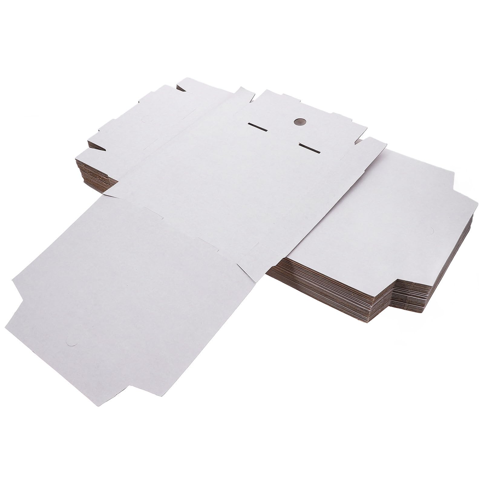 Cajas de Pizza de Cartón Kraft Reciclables Tamaño Pequeño 30 para Llevar Preservación de Frescura Adecuado para Pasteles y Galletas