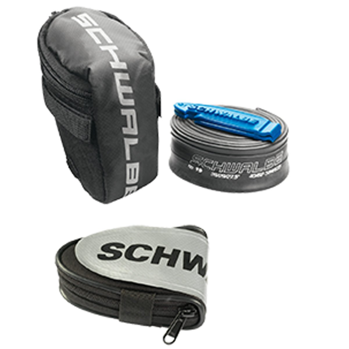 Schwalbe Borsa, Borsette Portacamera Kit Tutti, Nero, 27.5-29 MTB