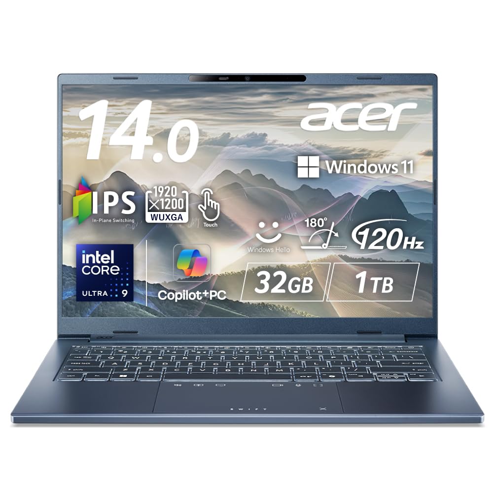 Amazon.co.jp: Acer Swift Go 14 AI インテル Core Ultra 9 IPS 非光沢