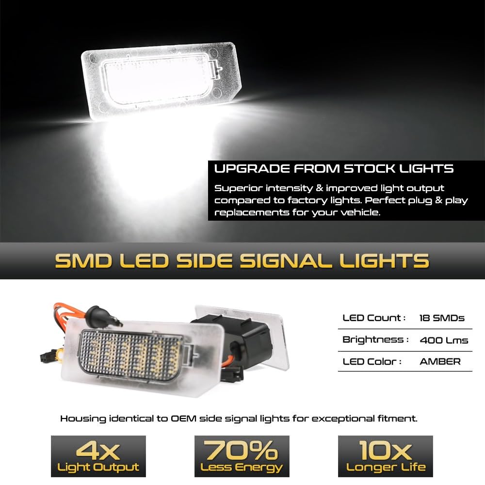 Recambo - Illuminazione targa a LED compatibile per Mitsubishi Outlander III | tipo CW | anno di costruzione dal 2012