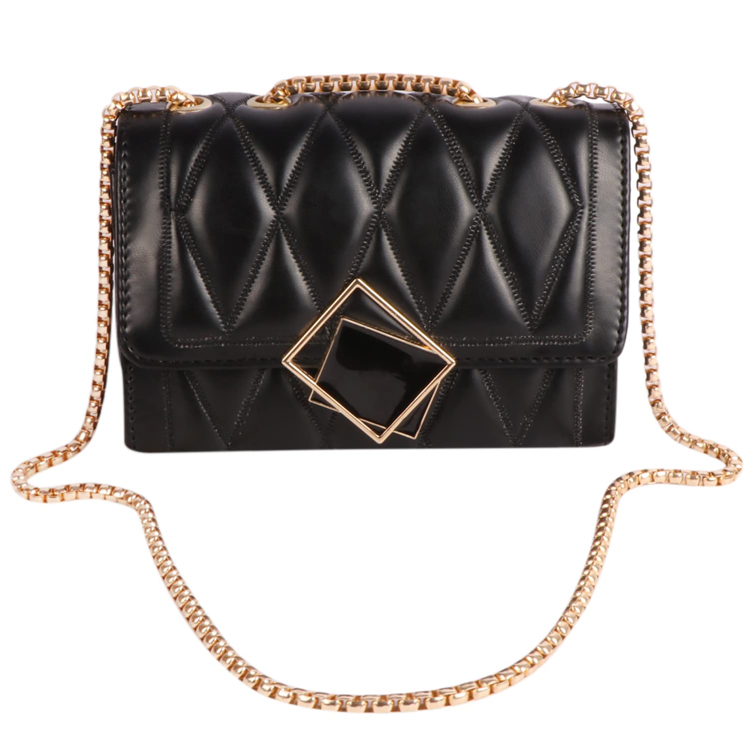 GM CREATIONS Leatherette Formal Casual Beauty Fashion Latest Stylish Shoulder Cross-body Side Sling Handbag With Non-Detachable Travel Chain Short strap For Women & Girl(Blue) (Black) (B0B6JMT4QW) Amazon Price History, Amazon Price Tracker