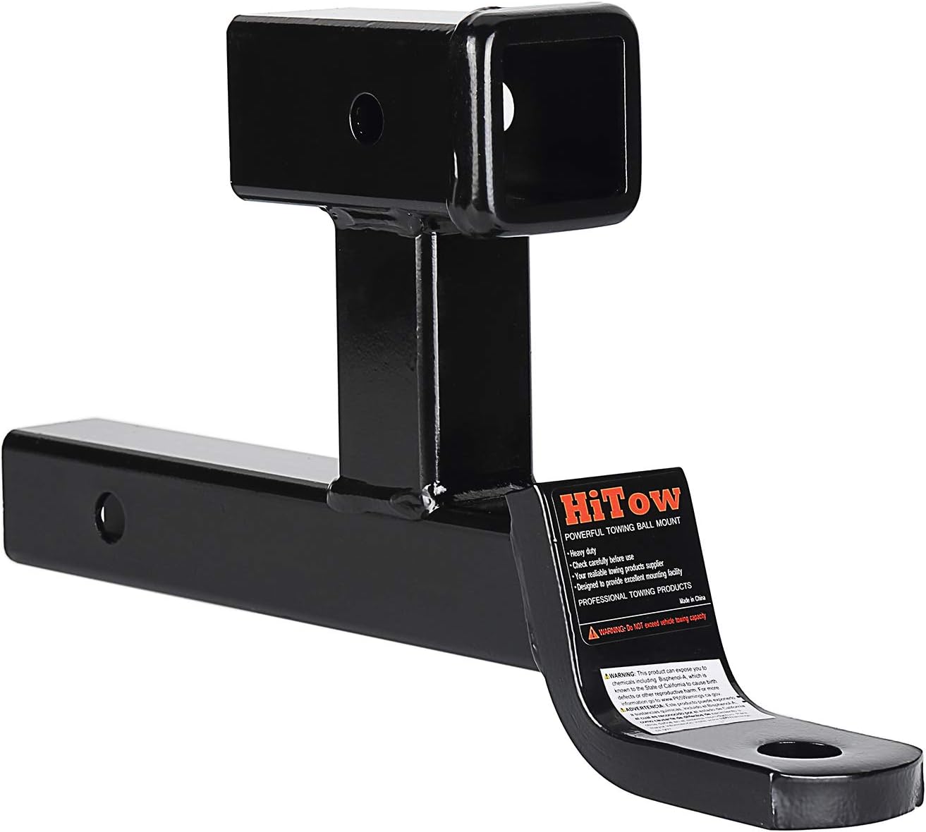 Multi-Use Trailer Ball Mount 2" Receiver Dual Hitch Extension (GTW 5,000 lbs)