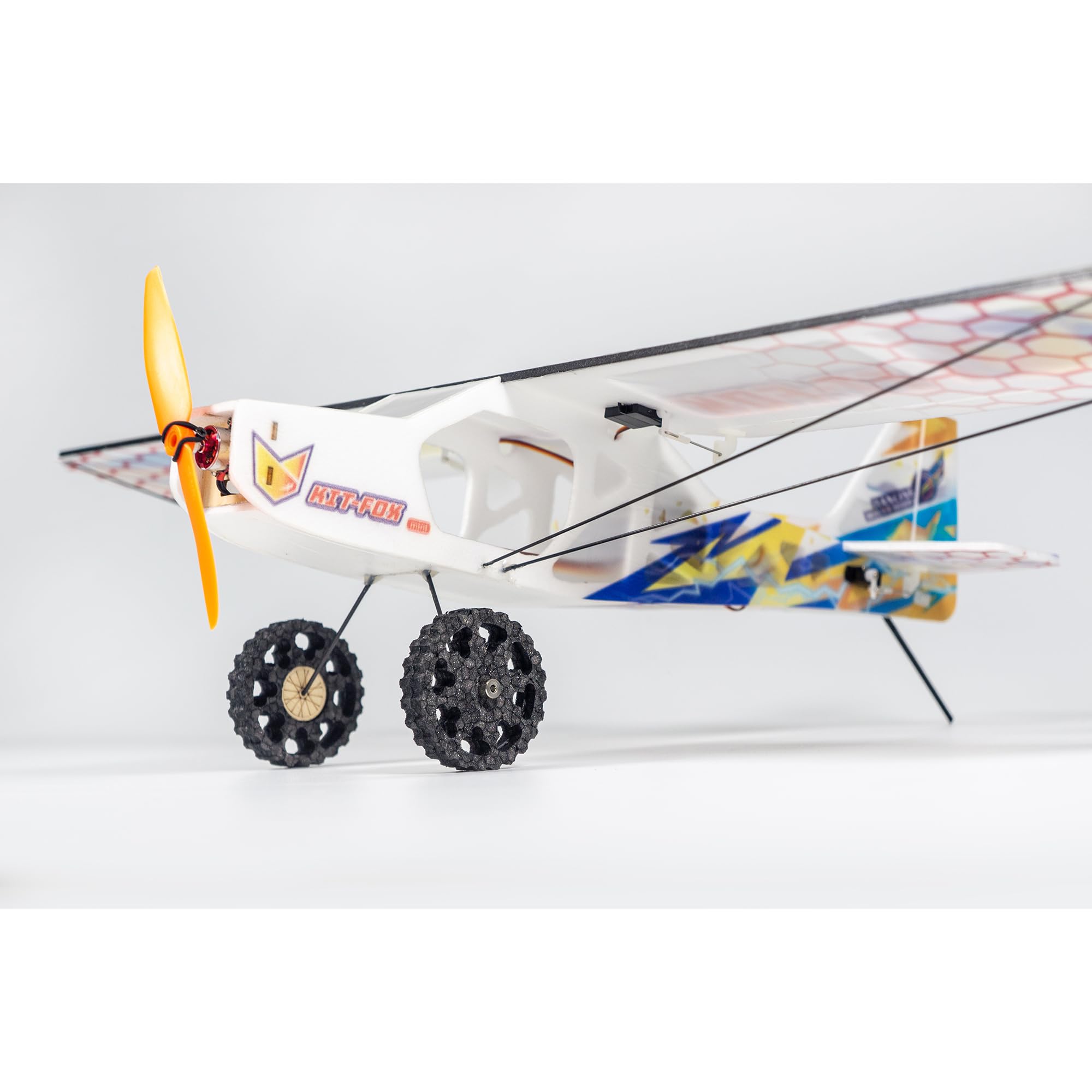 DIY RC Modellflugzeug EA01 Kit-Fox, 570 mm Spannweite, ultraleichtes EPP-Schaum-Flugzeug für Anfänger & Hobbyisten (PNP)
