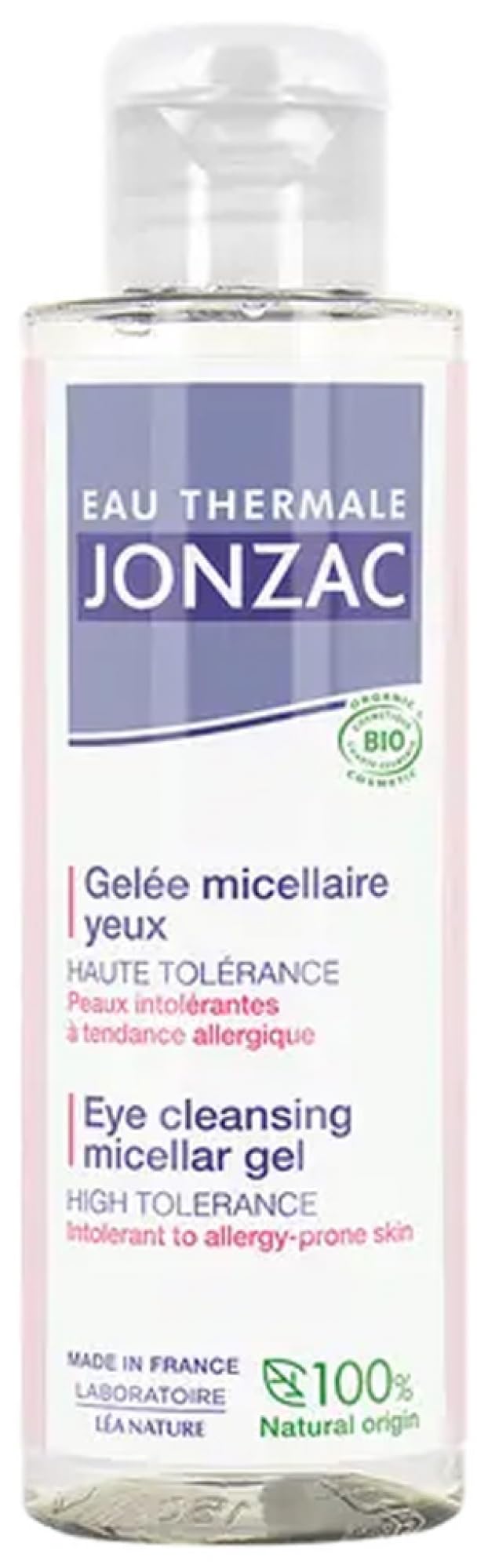 Eau Thermale Jonzac Organic Eye Cleansing Micellar Gel 100ml