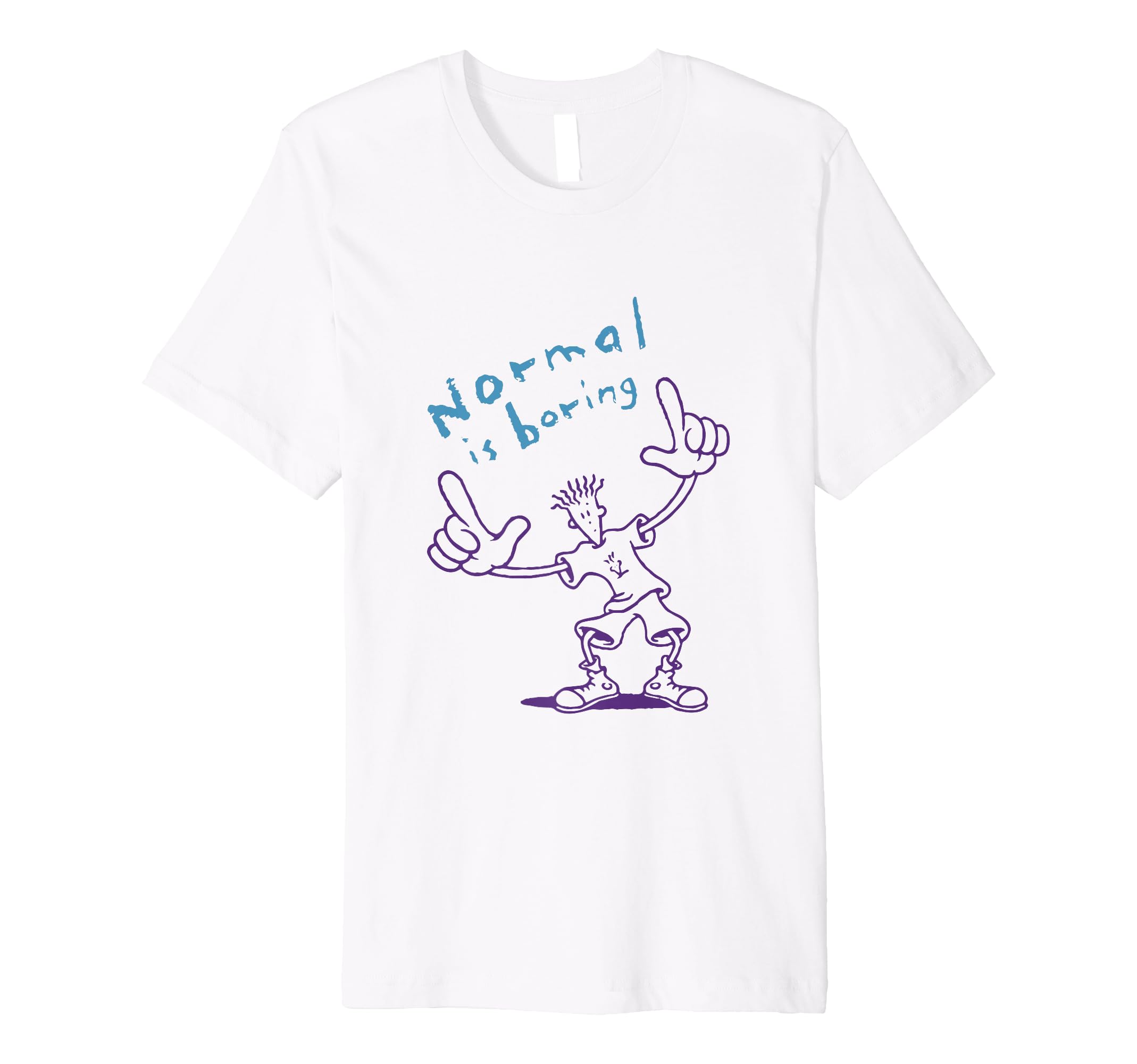 Fido DidoPoints Normal Is Boring Premium T-Shirt