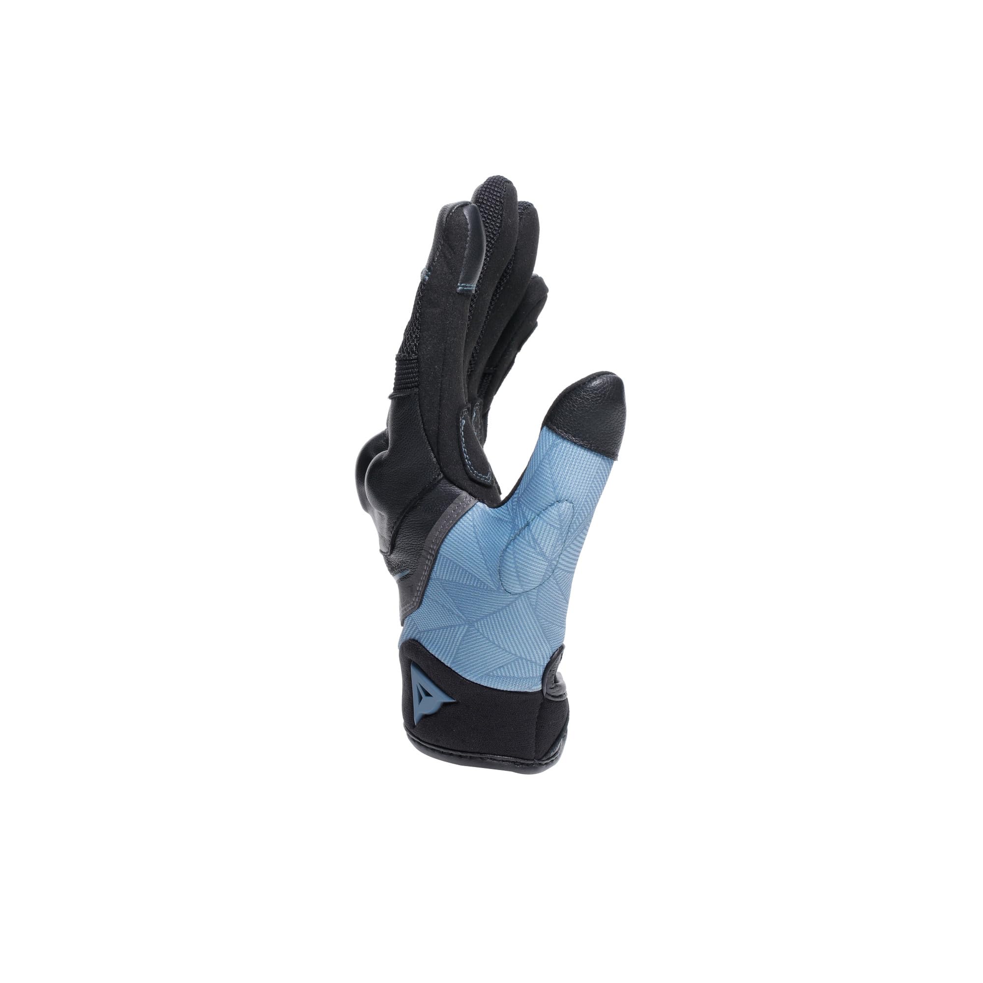Dainese - Gants Ermex, Gants de Moto d'été pour Femme, Respirants avec Inserts en Mesh, Protections rigides des articulations, Renforts en Cuir, écran Tactile, XL, Noir et Blanc