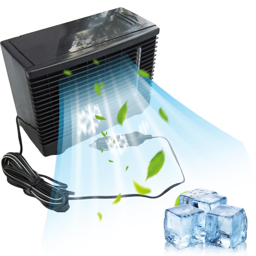car ac that plugs into cigarette lighter Amazon.com: HFLWYWD 12V Car Air Condition Portable Dashboard AC Car Cooling  Fan with Cigarette Lighter Plug for Car, Truck, RV, SUV, Boat & Vehicles,Car  Fans That Blow Cold Air for Car Air