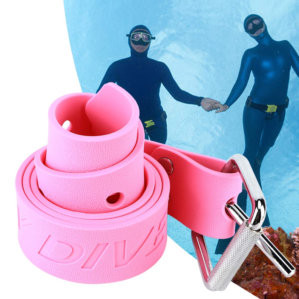 Ceinture de poids de plongée en caoutchouc durable avec boucle à dégagement rapide (ceinture de poids de plongée)