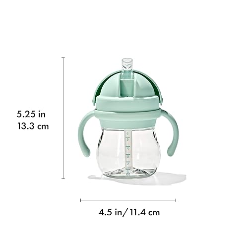 Miniatura 6 de OXO Tot Transitions - Vaso con asas de 6 onzas, ópalo y crepúsculo, paquete de 2 unidades