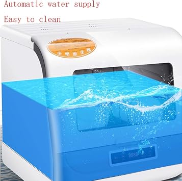 Tabletop Dishwasher Automatic Countertop Dishwasher Portable Mini Dishwasher 220V, 3 Modes, Energy Efficient Design, Low Noise