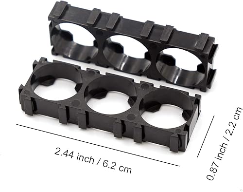 Miniatura 2 de 3 x 5 celdas/4x5 celdas/2xcell/3xcell/18x6x50x1 celda 18x6x50 baterías espaciador radiante carcasa de plástico soporte de calor (100 piezas soporte