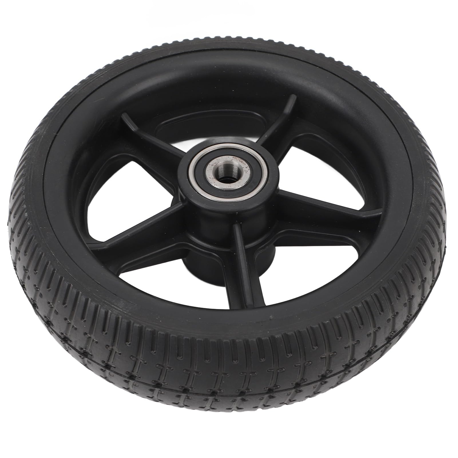 Drfeify 6.5inch Electric Scooter Rear Wheel Assembly with Anti Slip Rubber Shock Absorbent for m365 Electric Scooter, Replacement for Snowy Rainy Days