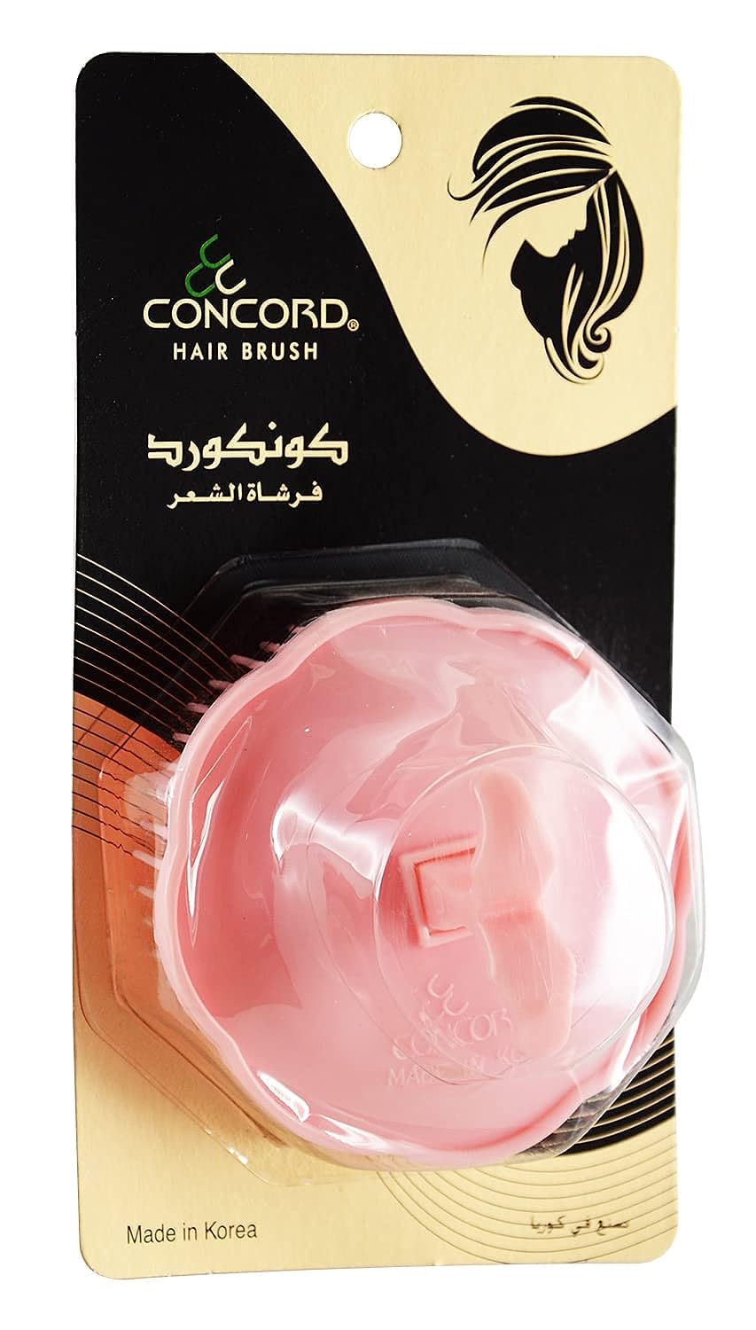 concordRound Hair Brush (Pink)