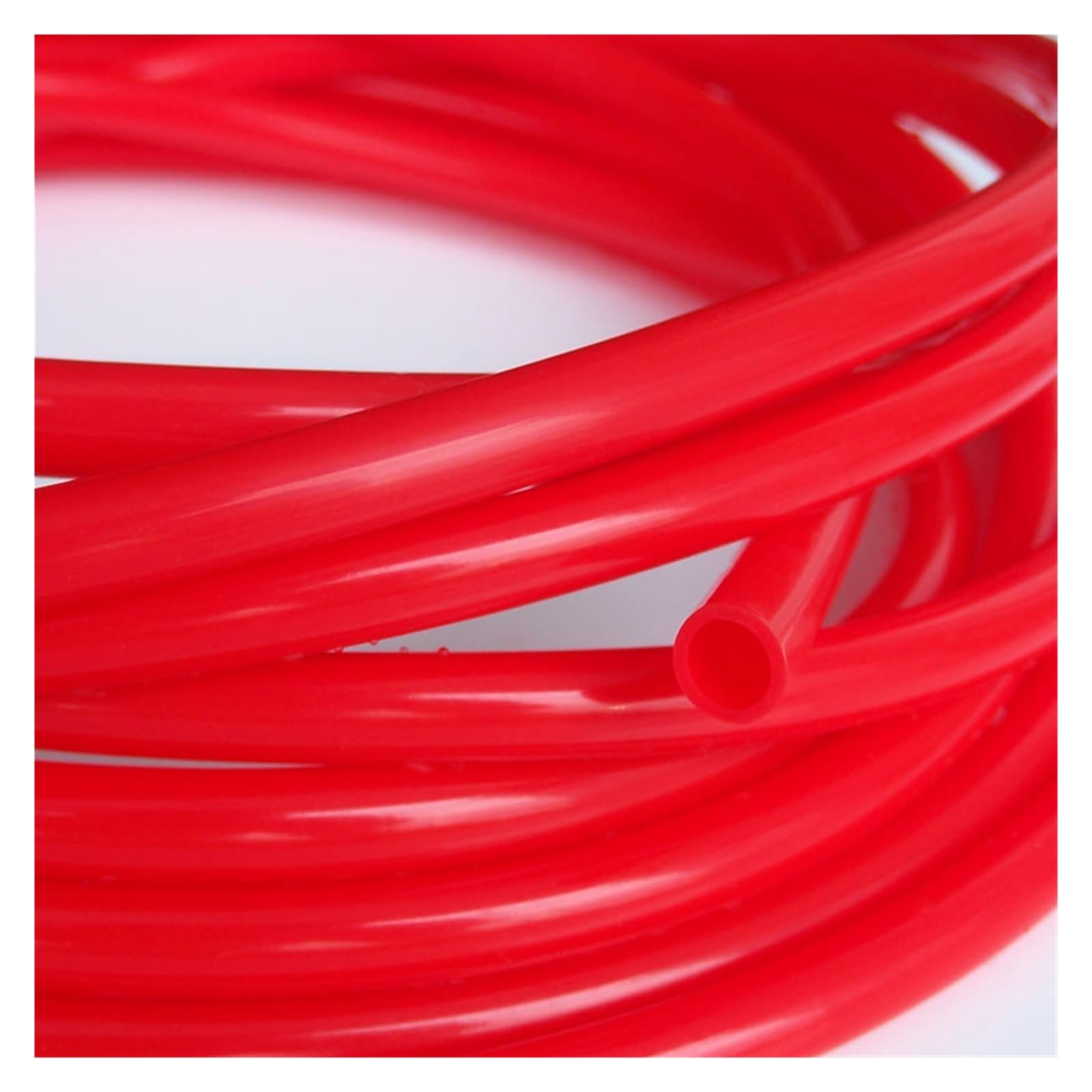 drain hose Silicone Tube ID 1mm Flexible Rubber Hose Food Grade Soft Drink Pipe Water Connector water pump (Color : Red, Size : ID1mm OD3mm-2meters)