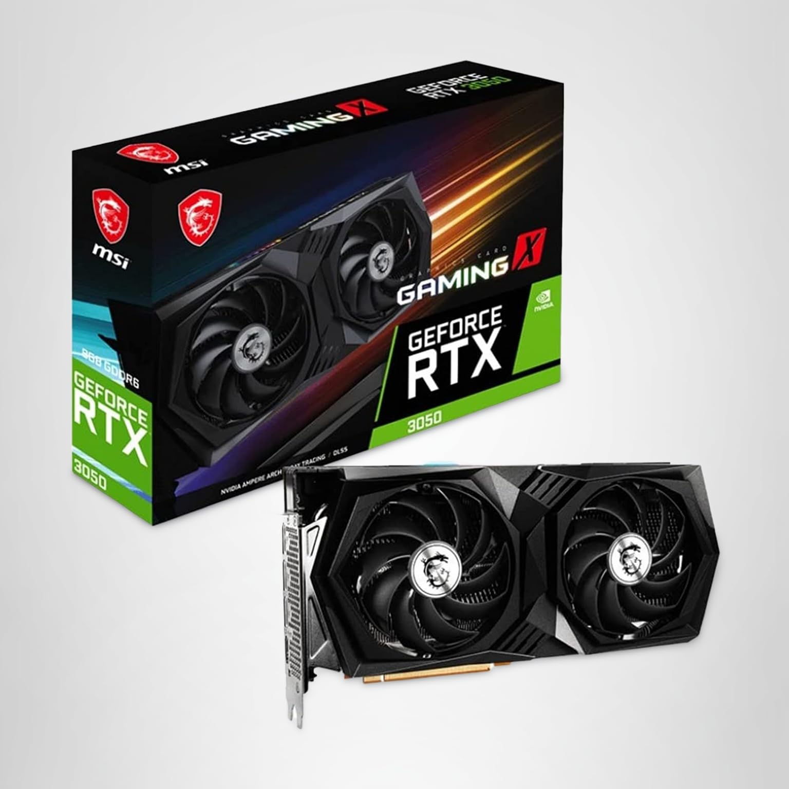 Amazon.com: MSI GeForce RTX 3050 8GB GDRR6 Boost Clock: 1845 MHz