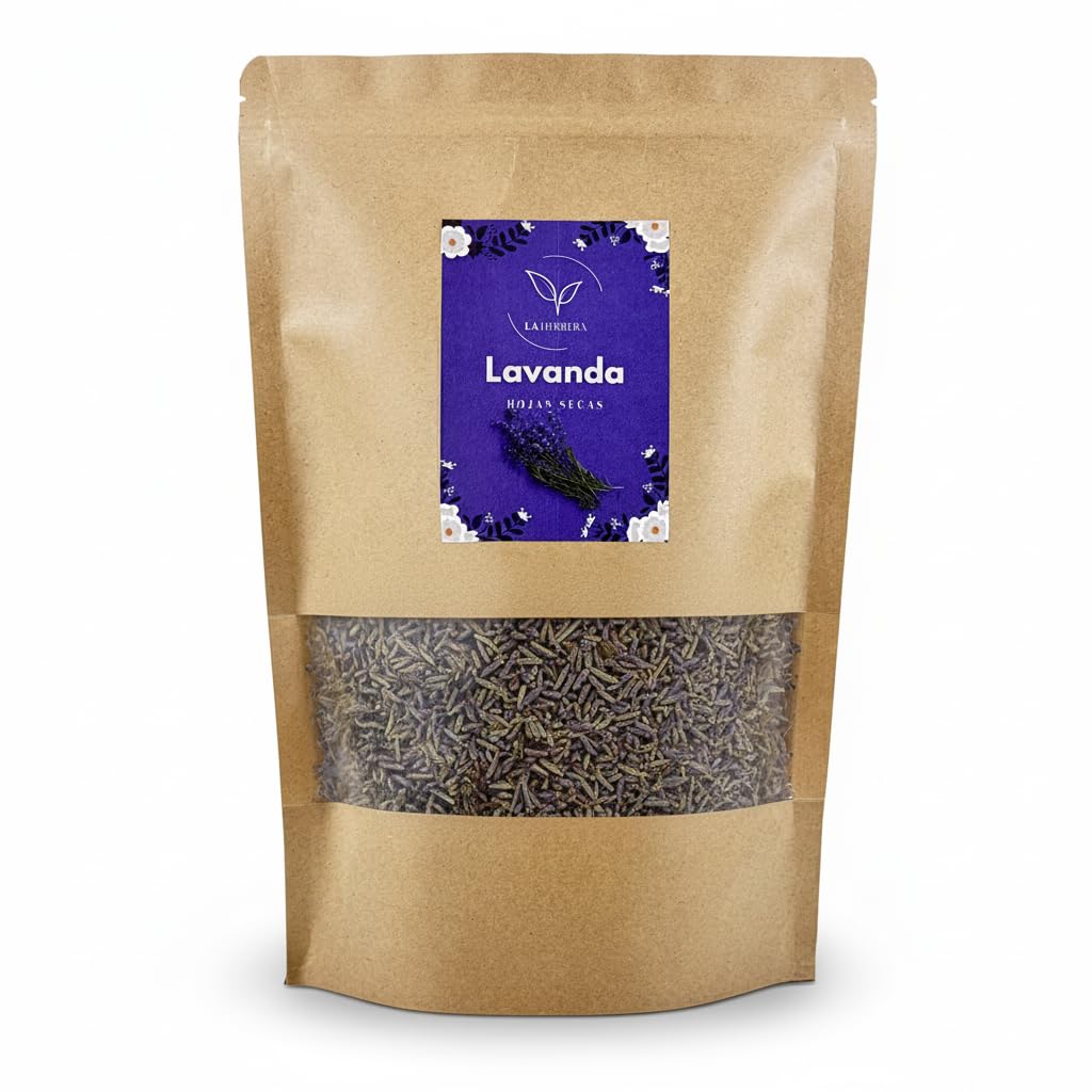 Flores de Lavanda Secas 1Kg 100% Naturales Aromáticas para decoración, ambientadores y elaboraciones DIY (1000g)
