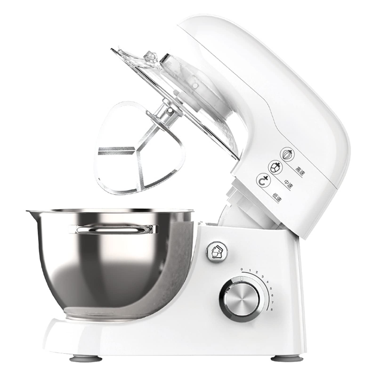 Mixeur sur socle automatique blanc idéal pour réussir la cuisson à domicile