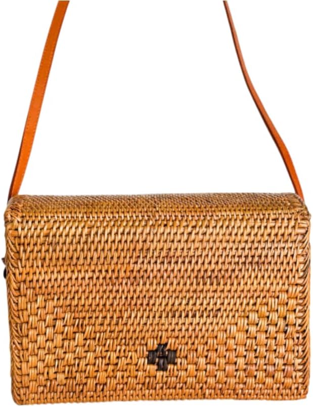 Utama Rattan Bag - Handmade Wicker Woven Purse - Ata, Woven, Straw, Bags - Circle, Square, Oval, Trapezoid Straw Boho Bags - Image 7