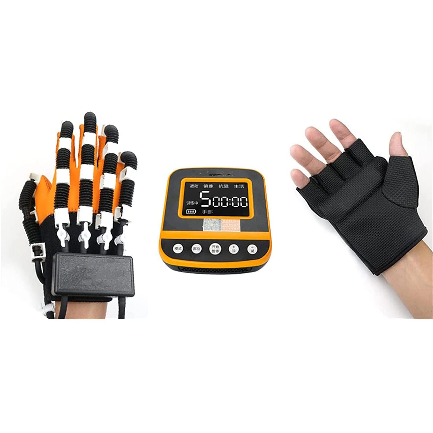 OMaju Fitness Equipment Rehabilitation Robot Pneumatic Hand Function Mirror Glove Stroke Wrist Brace Training Rehabilitation Equipment Finger Straightening