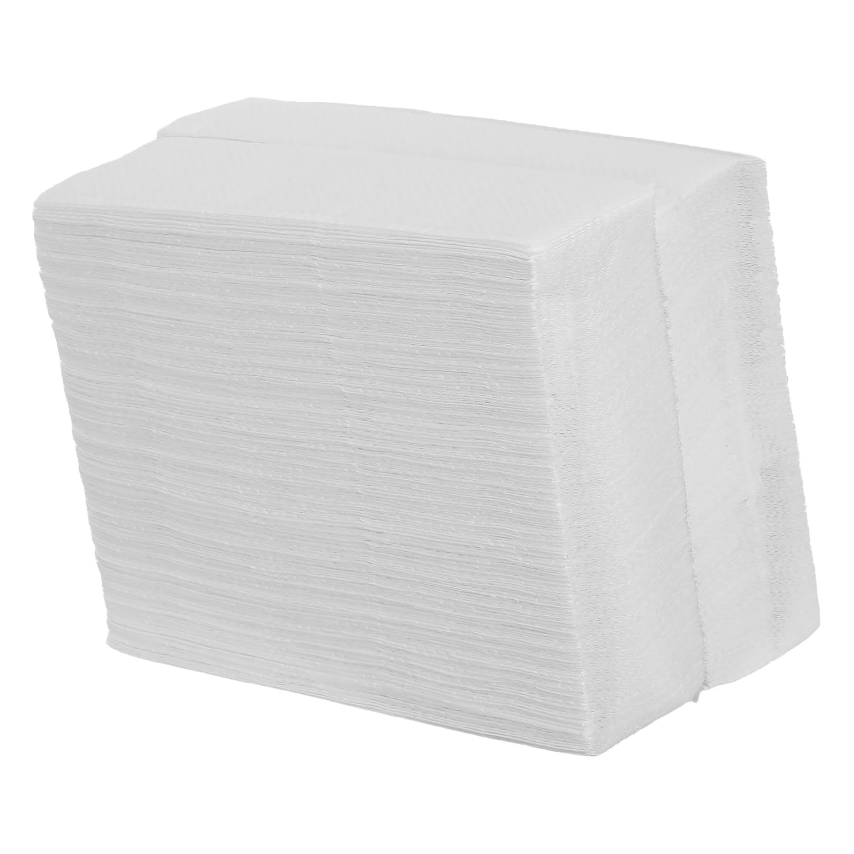 Tovagliolo di Carta Assorbente Rinforzato 400 Pezzi in Polpa | Bianco, Uso per Casa e Ristorante, Formato Asciugamani Carta, Carta Velina Bianca
