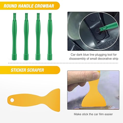 Vista 43 de GOOACC Juego de 425 clips de retención de carrocería de automóvil, removedor de sujetadores de barra para manija de portón trasero, 19 tamaños 425