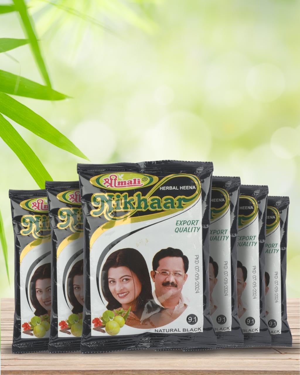 SHRIMALI Nikhaar Color for Men & Women – Pack of 6 (40gm) (Natural Black)-image-5