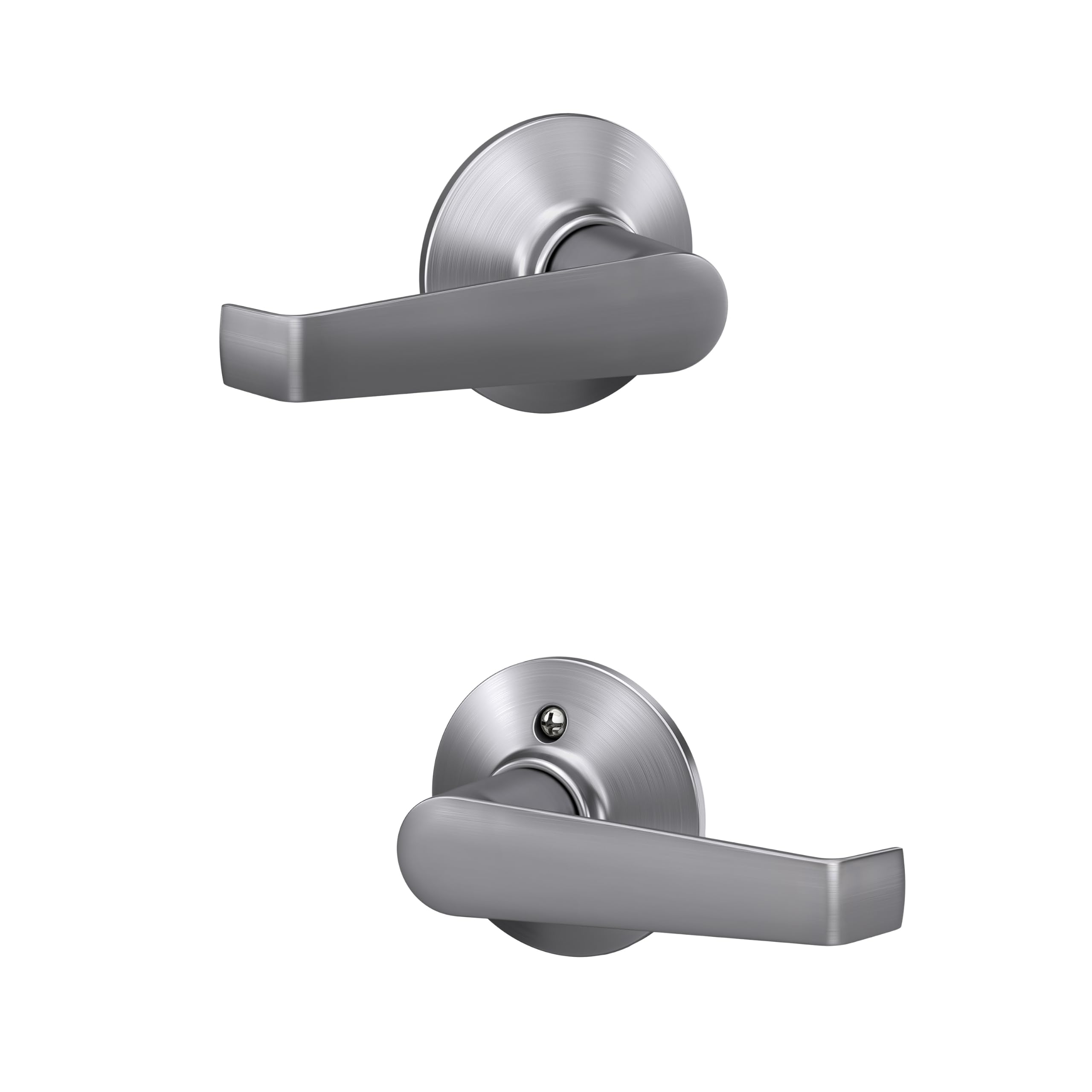 Schlage Elan Privacy Door Handle - Bright Brass -3