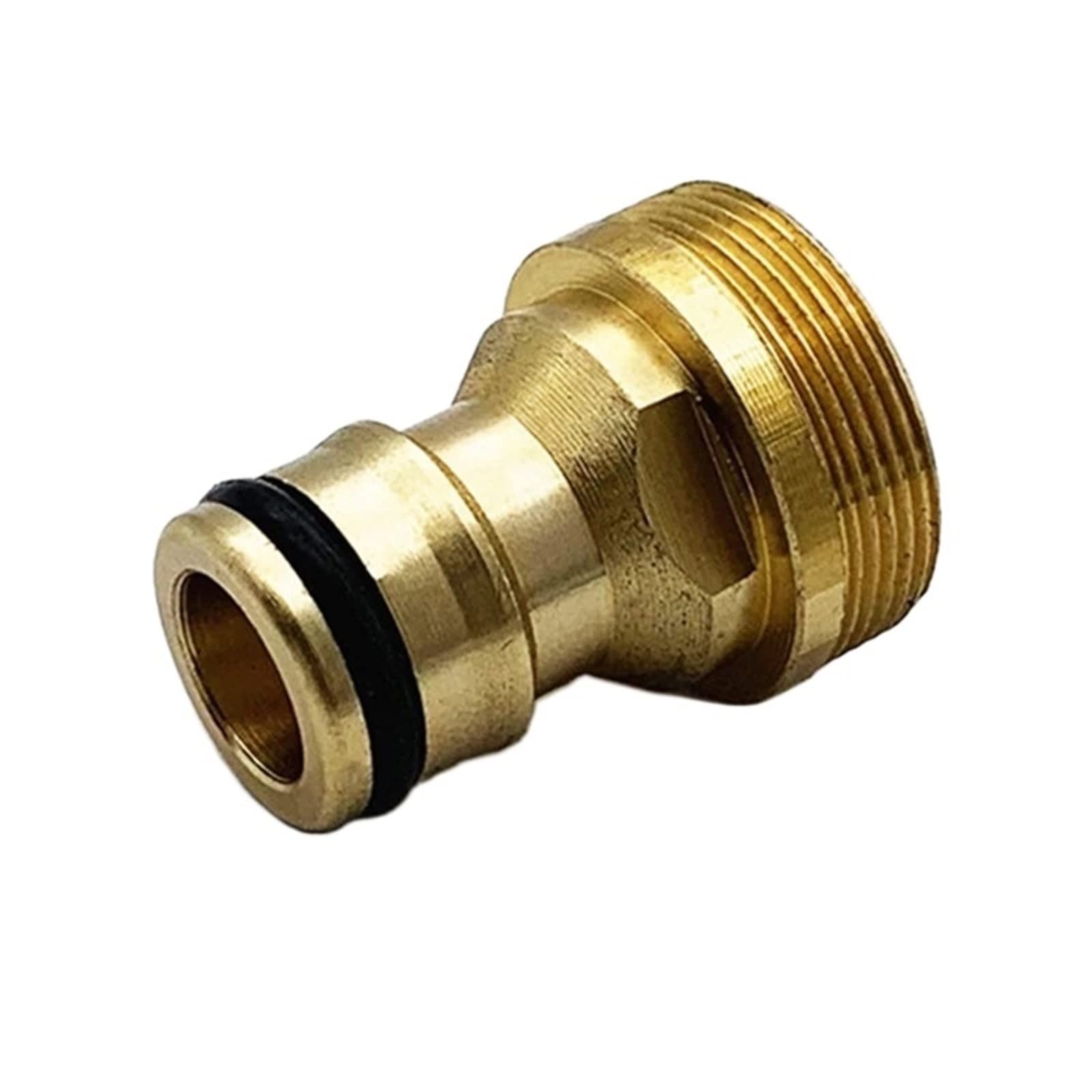 resistir extremos de alta presión y temperatura 2 piezas de agua universal grifo de agua conector rápido de latón adaptador de latón del jardín accesorios de la junta del tubo del jardín M23 hilo masc