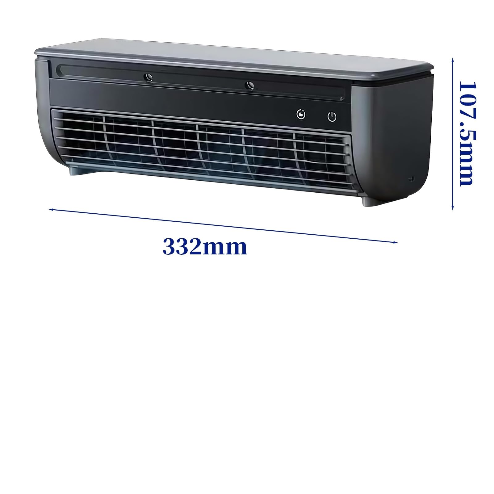 Aire Acondicionado sin Unidad Exterior, Aire Acondicionado Inalámbrico, Tres Velocidades de Viento, Funcionamiento Silencioso, para Dormitorio, Sala de Estar y Cocina