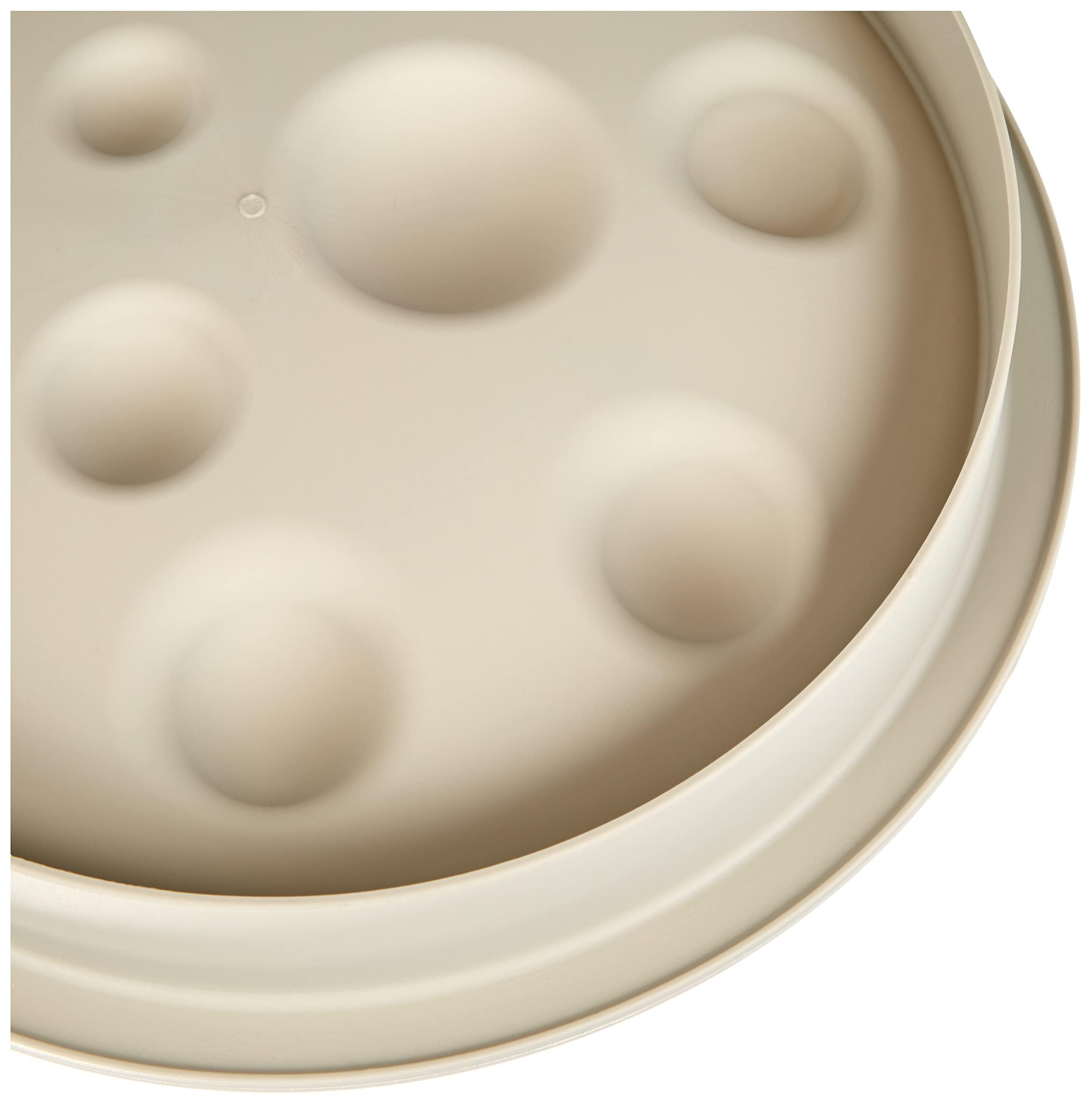 silikomart | Molde de Silicona para Tarta Moderna LUNA, Antiadherente, Juego de 4 Moldes con Safe Ring, Ø 220 h 60 mm, Volumen 1,67 l, Fabricado en Italia