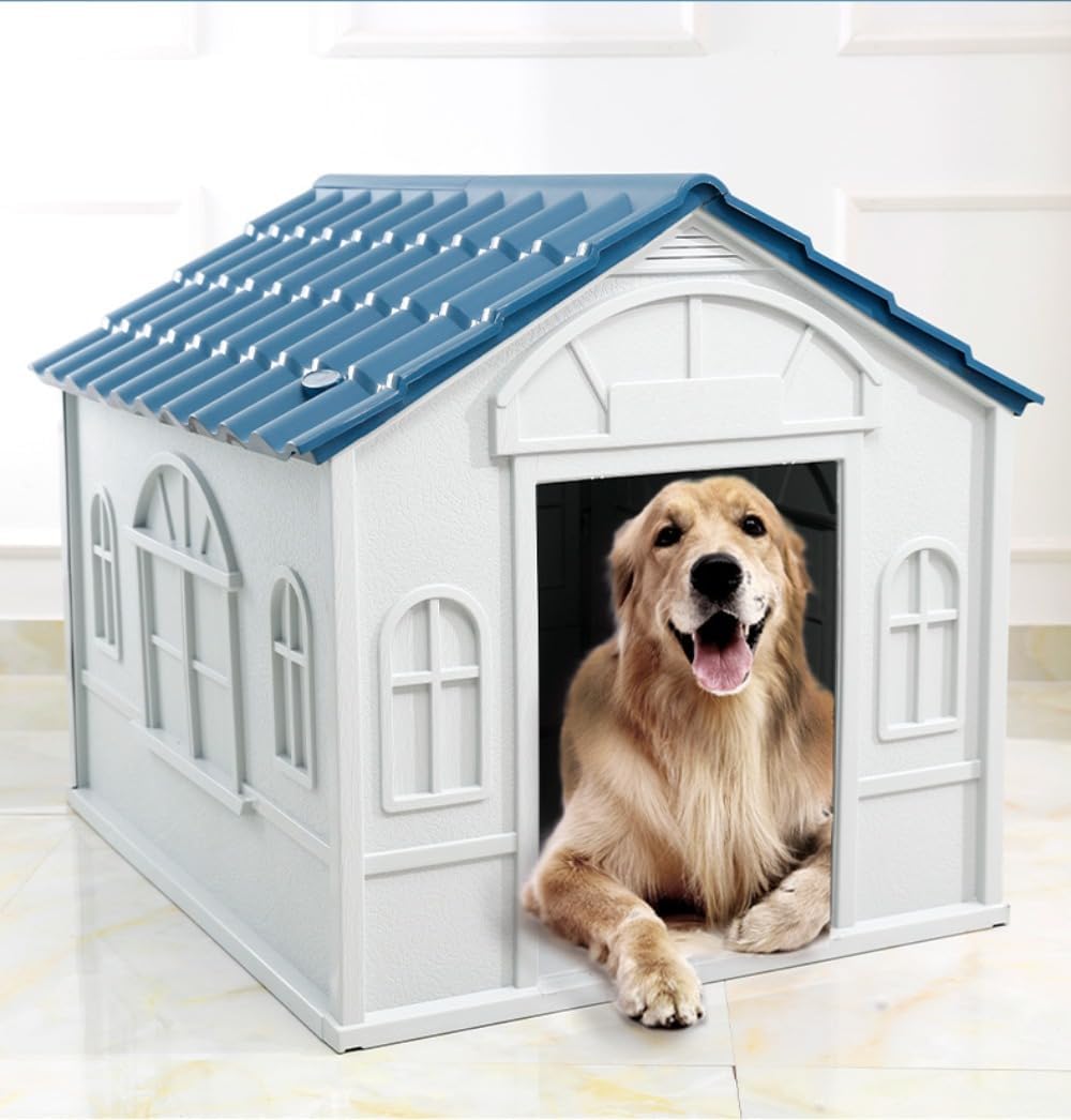 Vilom 犬 用ケージ ジ 大中型犬 犬小屋 ドア付きの