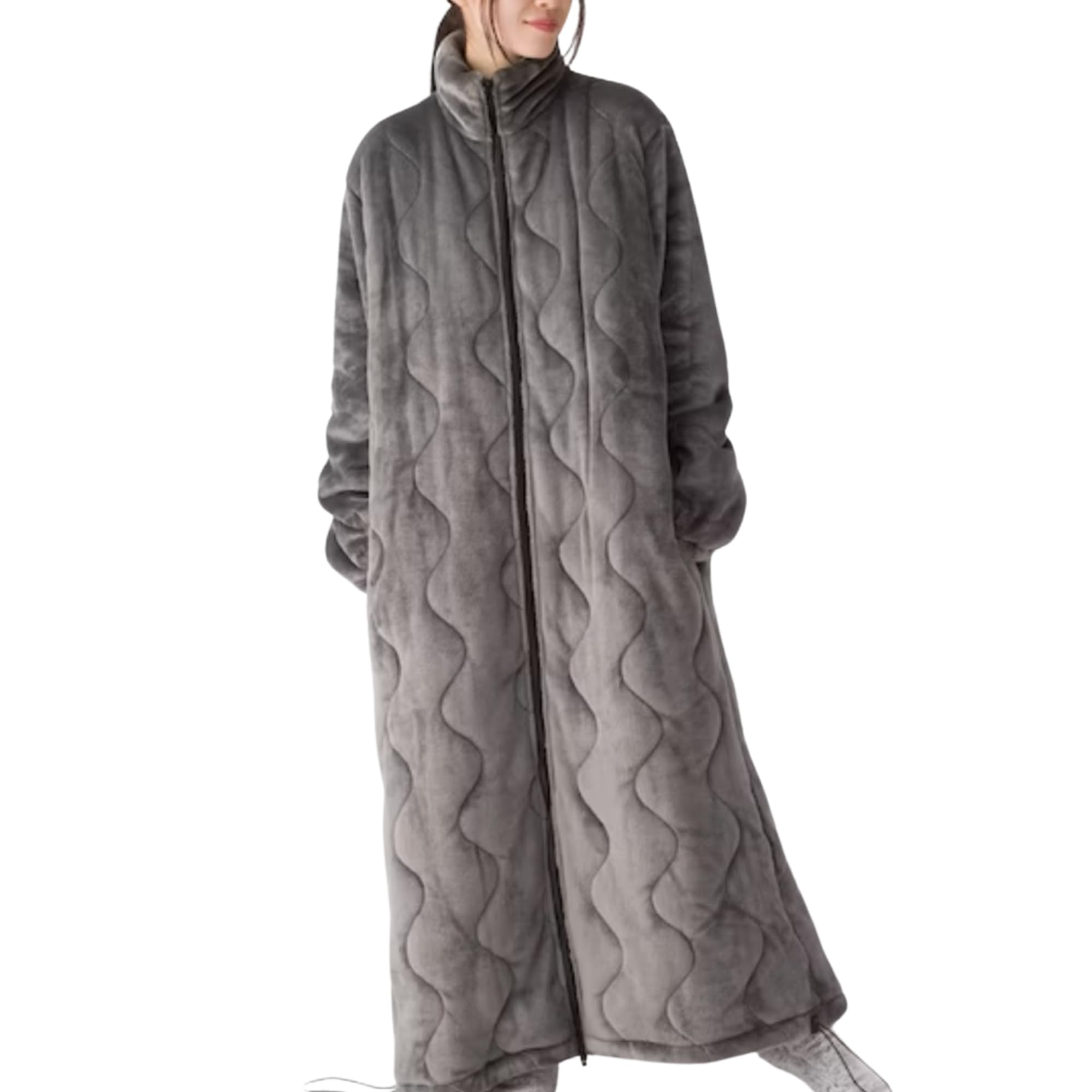 Amazon.co.jp: 中綿入り着る毛布 ロング丈(NウォームWSP) 着る毛布