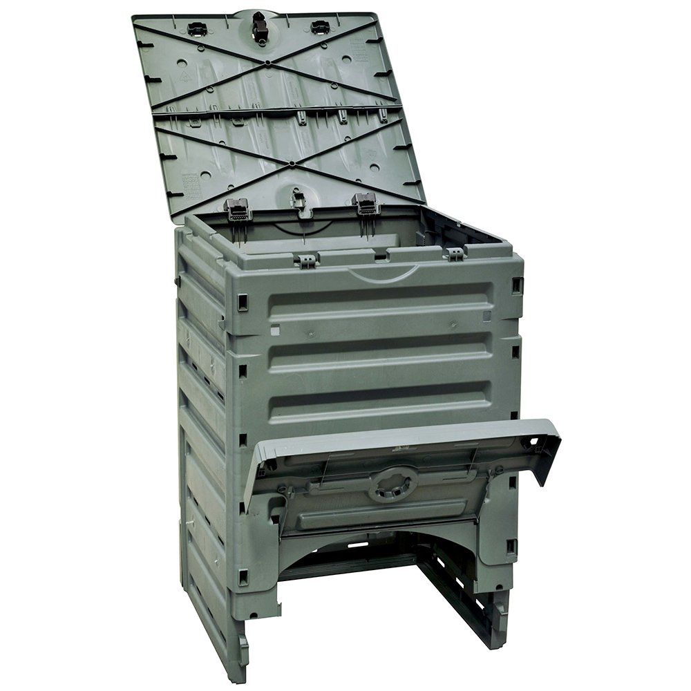 rama Compostiera da Giardino 300L 60x60xH90cm Eco-Master Verde