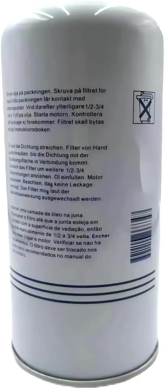 20805349 filtro de combustible giratorio compatible con motor de excavadora D4J/H D6J/H D7E D8J DH8