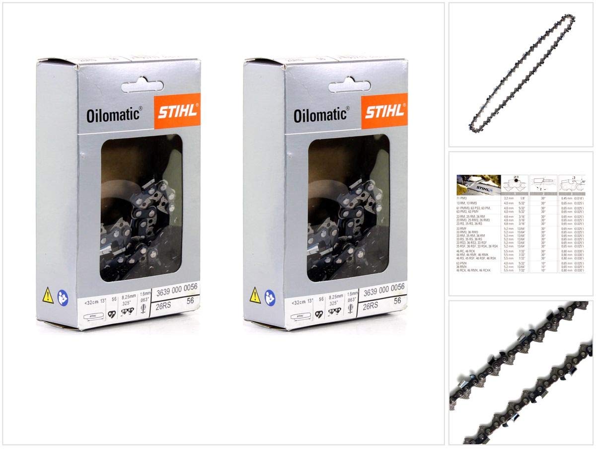 STIHL Sägekette Rapid Micro RM .325" 1,6mm 32cm – 2 Stück