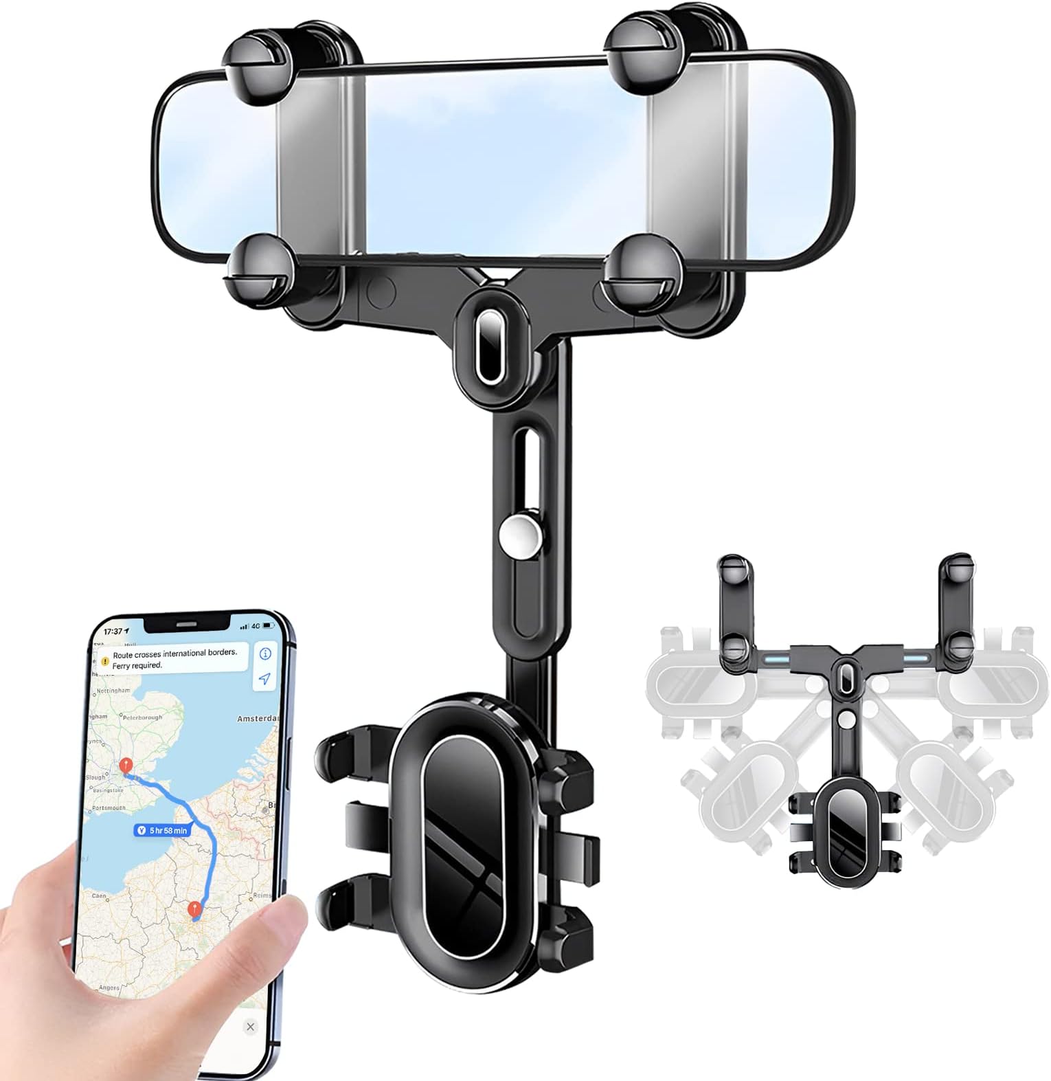Supporto Per Specchietto Retrovisore Insta360 - Montaggio Facile Per Scooter E Moto - Foto 5