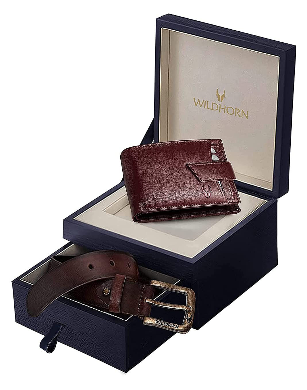 WildHornmens Leather Wallet for Men Men's Wallet