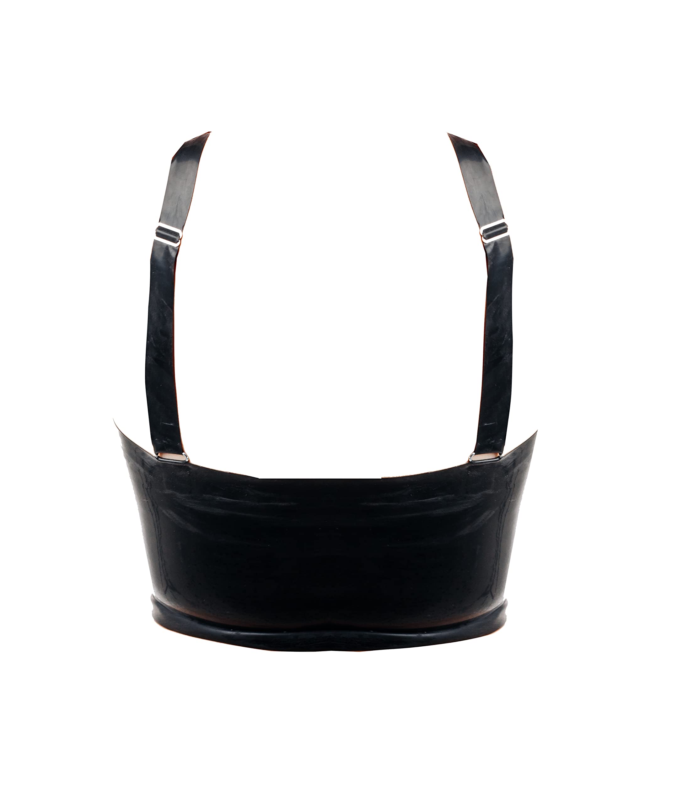 Rubberfashion - Brassière en Latex - Seins Nus - descend jusqu'à la Taille - pour Femme